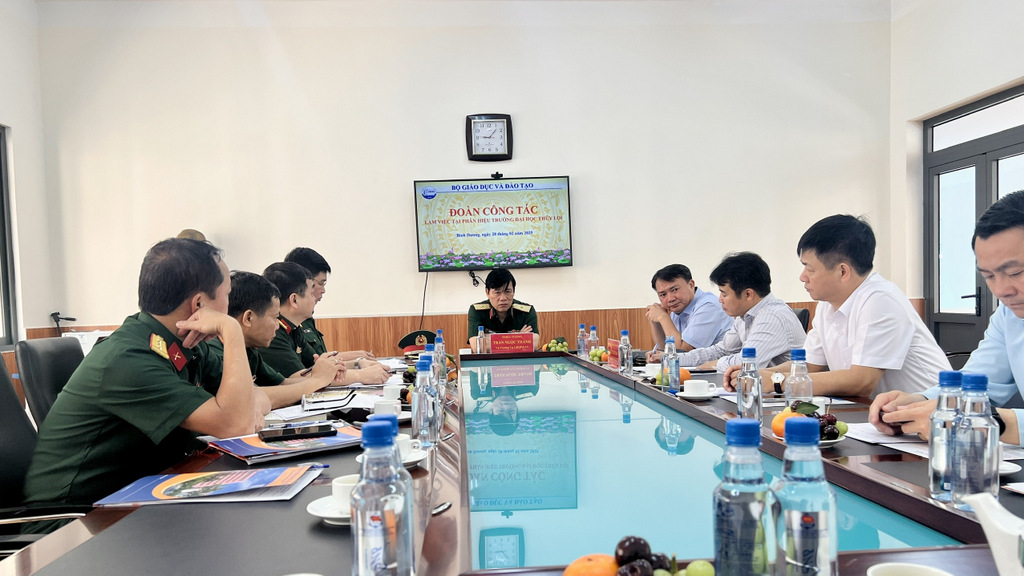 Toàn cảnh rà soát công tác giáo dục QPAN tại Phân hiệu