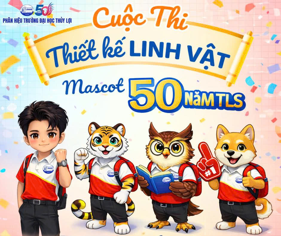Khởi động cuộc thi thiết kế Linh vật (Mascot) kỷ niệm 50 năm Phân hiệu Trường Đại học Thủy lợi